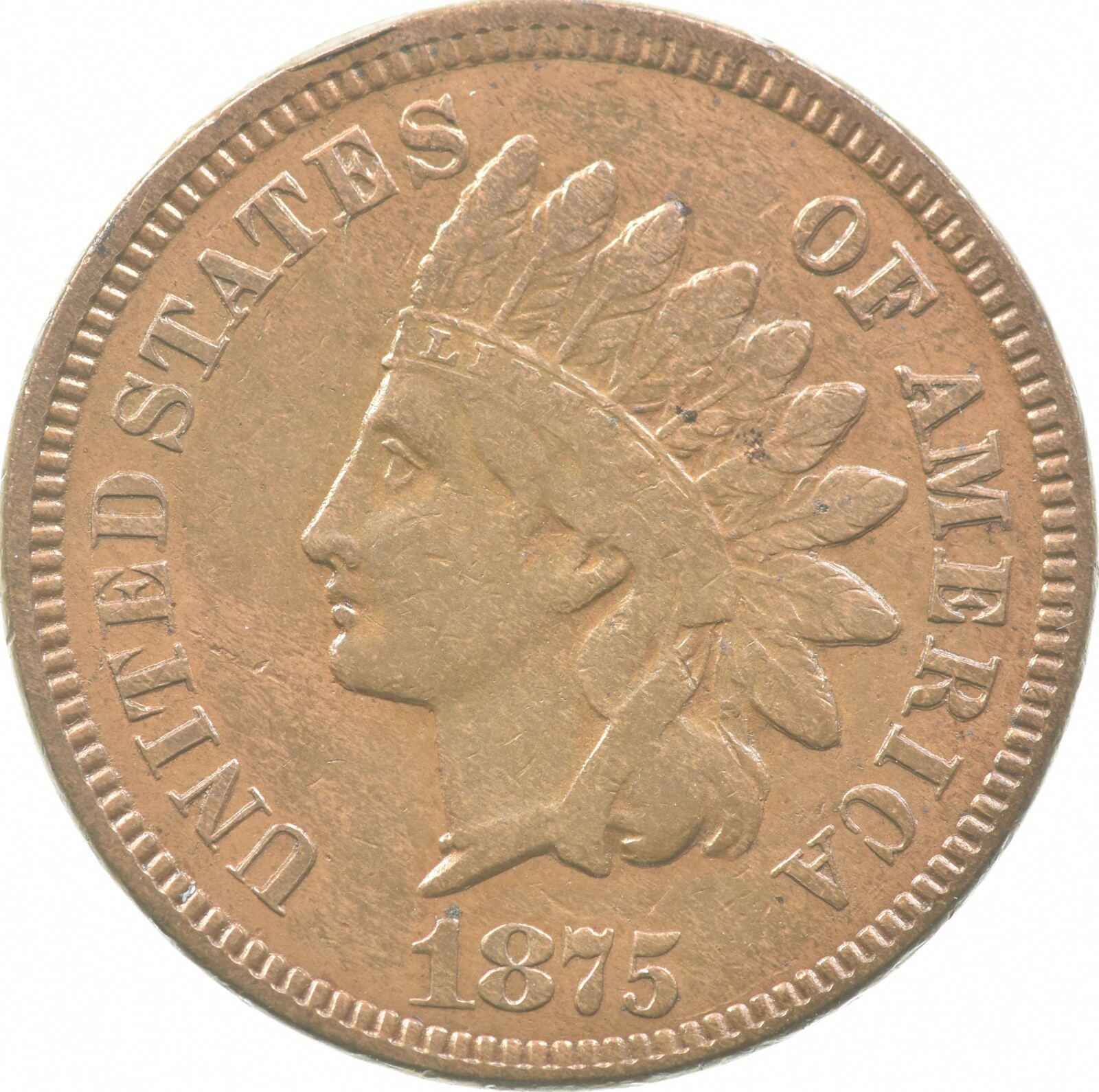 1875 Indian Head Cent *3613
