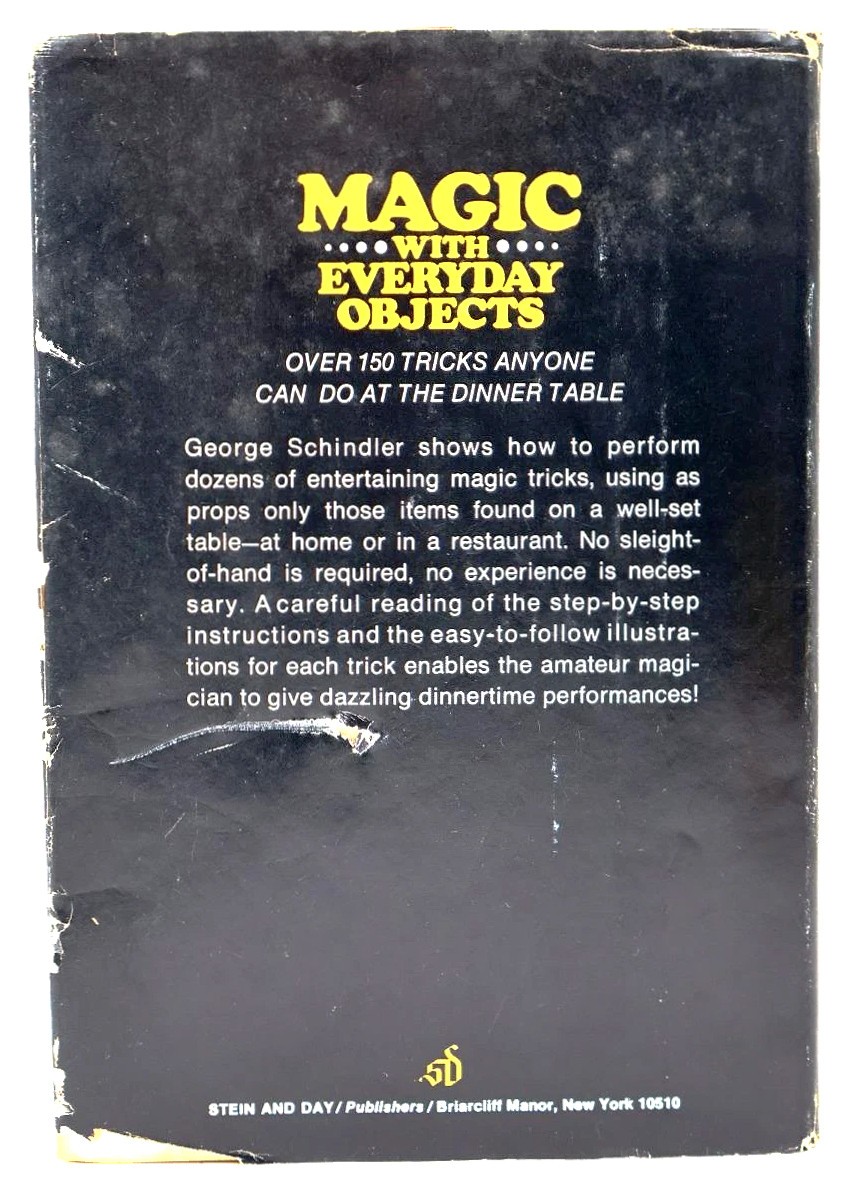 Magic With Everyday Objects by George Schindler (1976) (Book)