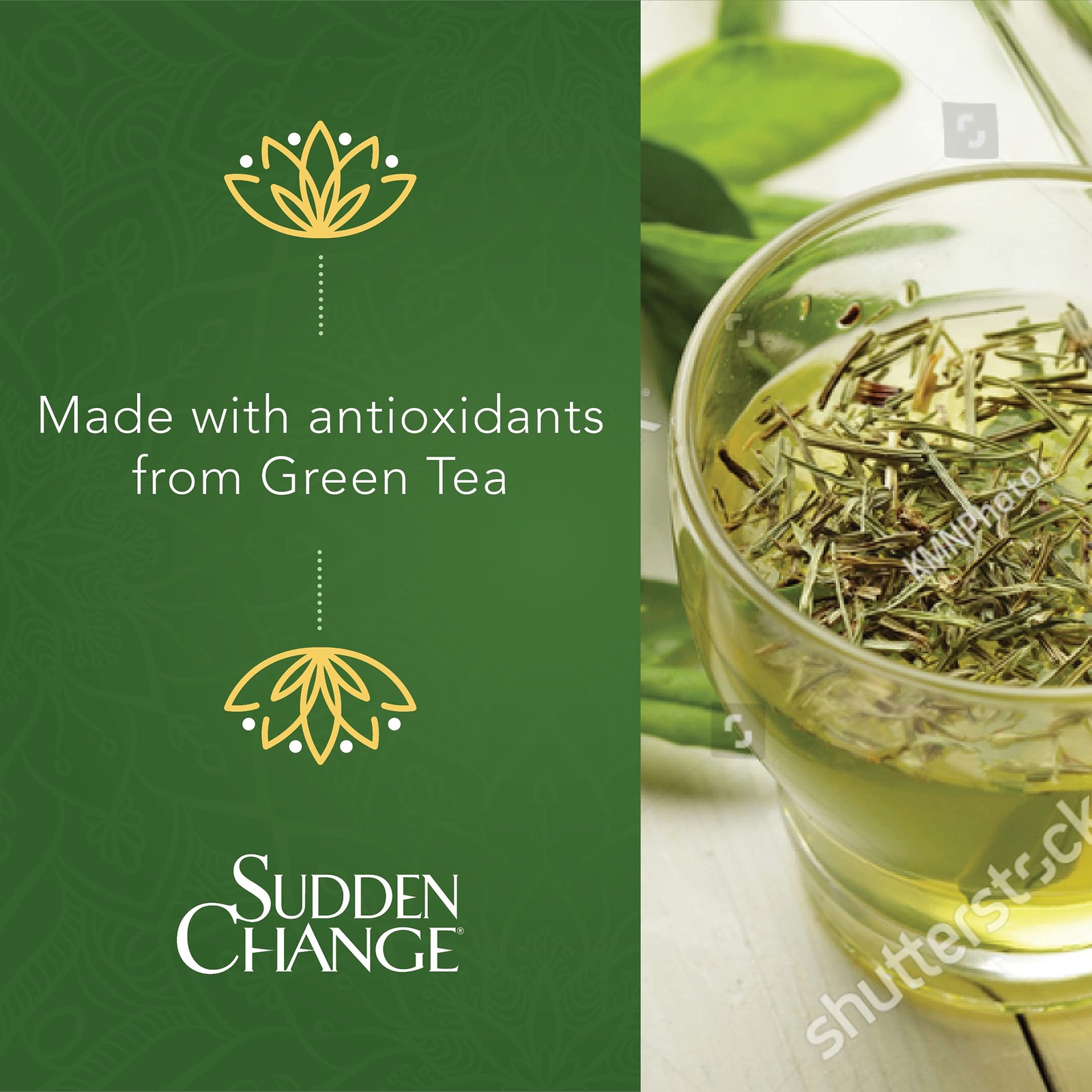 Sudden Change Green Tea Facial Mask – Diminish Wrinkles, Puffiness & More -