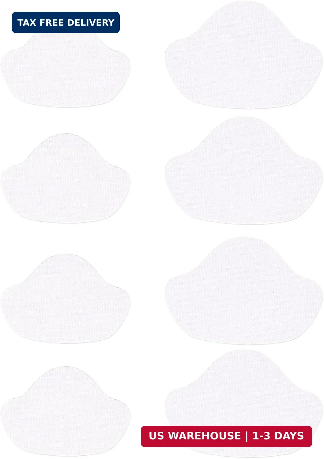 Gosknor 8pcs Shoe Heel Repair, Self-Adhesive Fabric Shoe Patches for Holes Insid