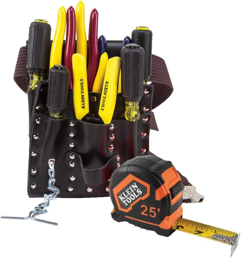 Complete 12-Piece Electrician Tool Set with Pliers, Screwdrivers & Pouch