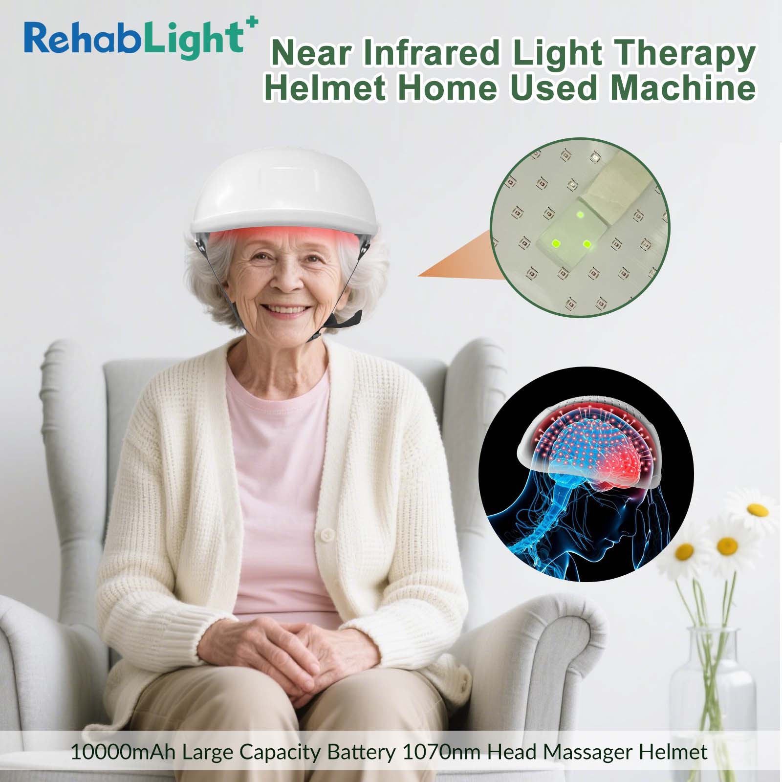 1070nm Infrared Light Therapy Treatment 1-20000Hz for Neurological Health Focus