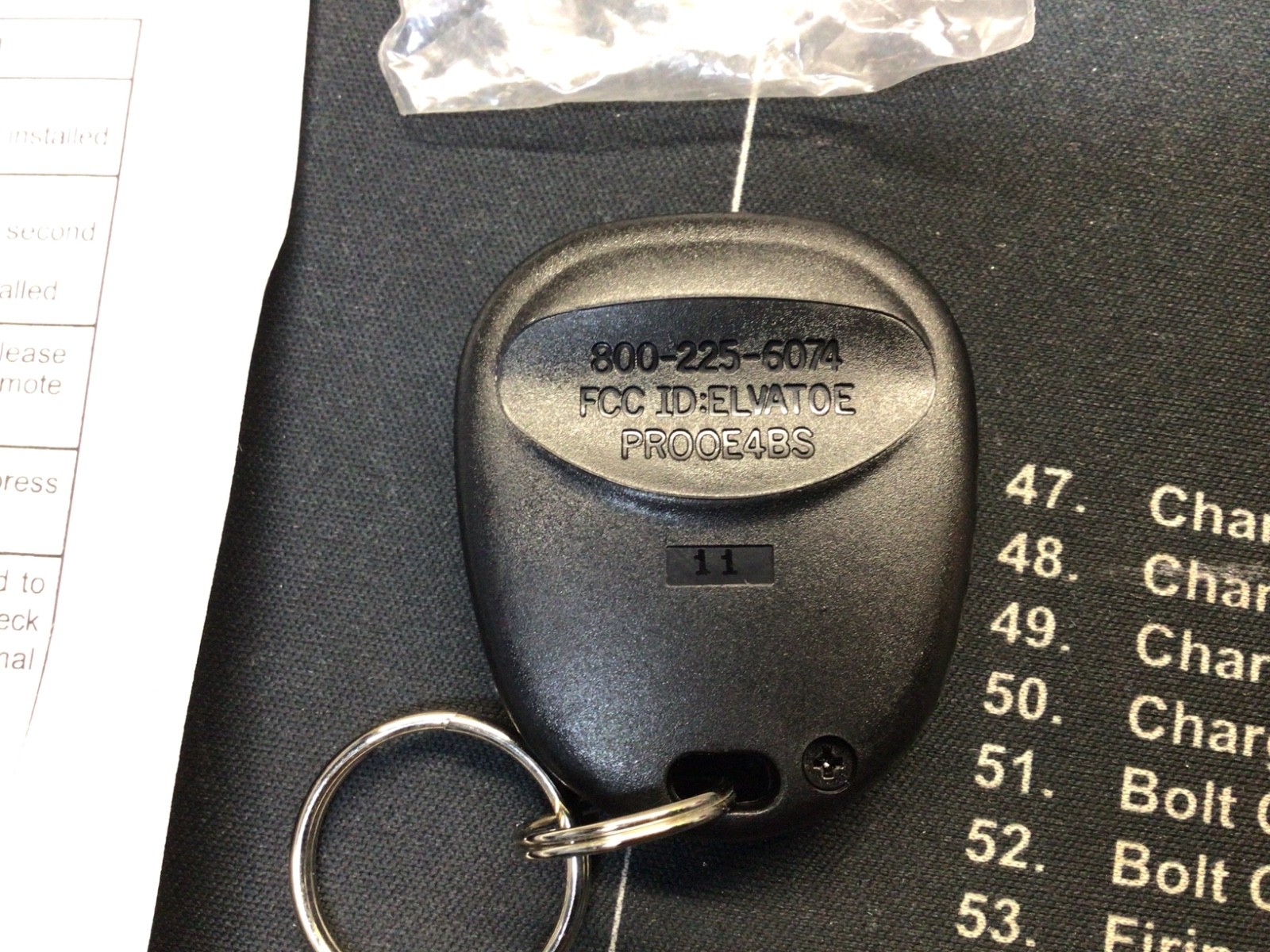 Audiovox PRO-OE4BS replacement remote NEW.