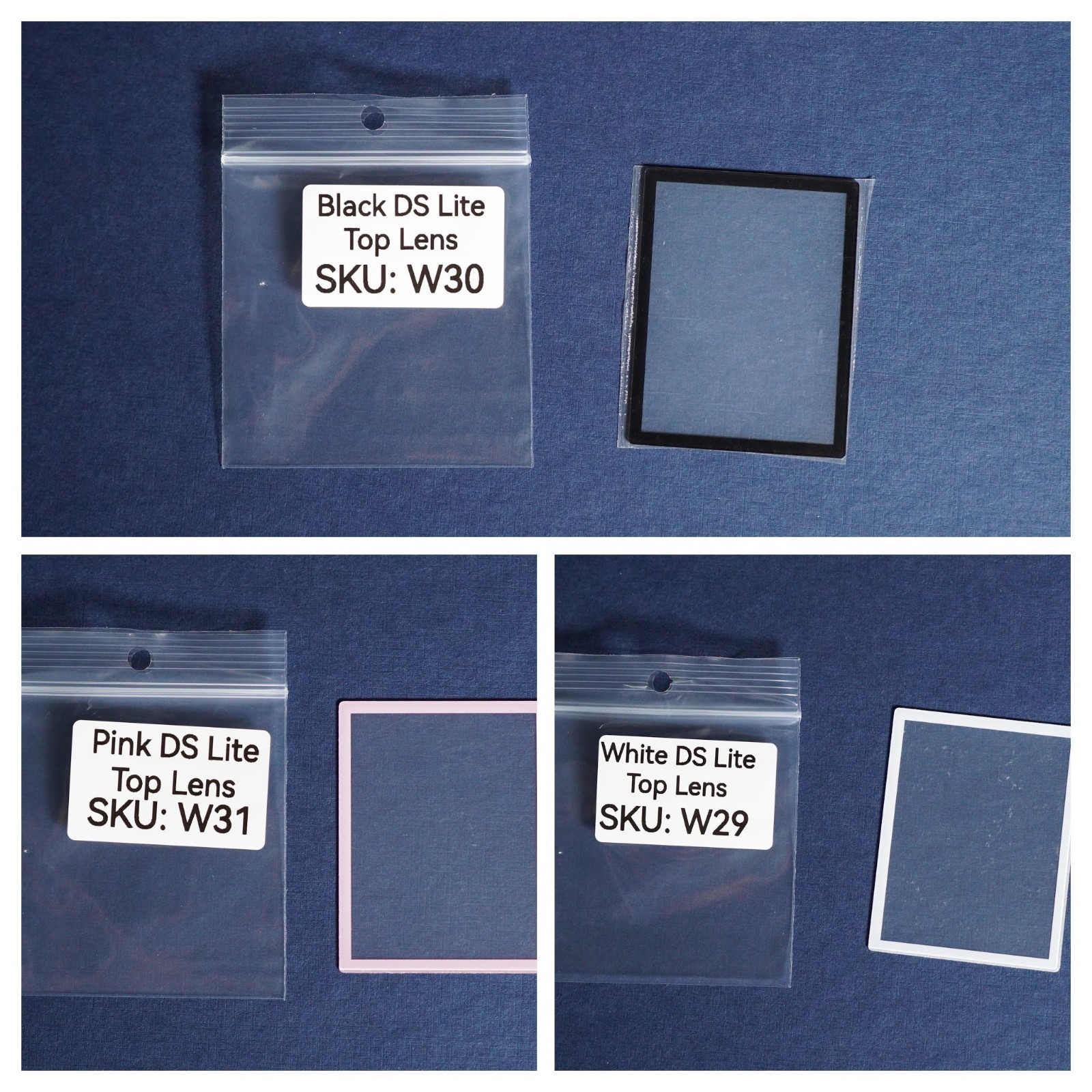 Screen Lens for DS Lite Nintendo Top Lens Replacement DSL NDSL - 3 Colors! USA