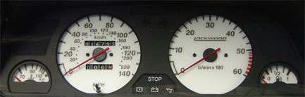 Lockwood Peugeot 306 Diesel no Oil - Starts at 0MPH GREEN (ST) Dial Kit 400EE4