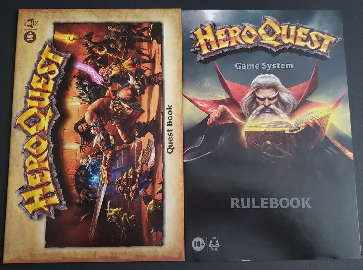 HeroQuest Rule Book and Quest Book
