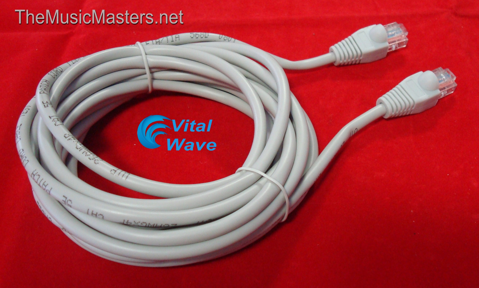 100' ft CAT5 Ethernet LAN Network Cable Cord PC Internet Router Wire Gray VWLTW