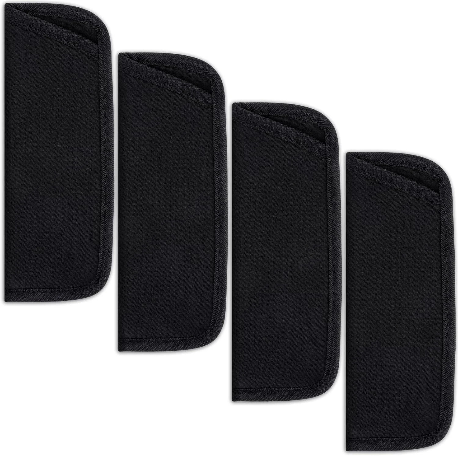 4 Pack Eyeglass Case Soft Slip in Glasses Cases Black Eyeglasses Holder Prote...