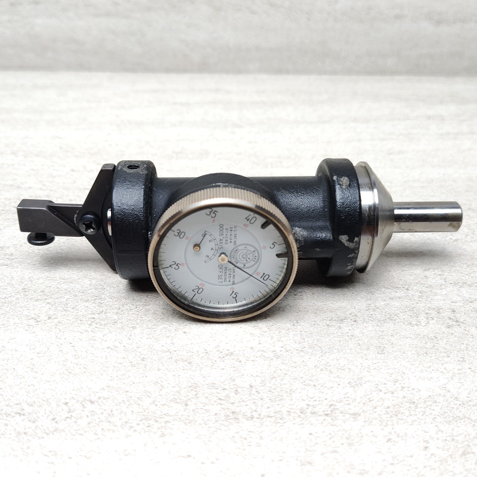 Blake Co-Ax Dial Precision Centering Indicator .0005" w/ Case & Accessories