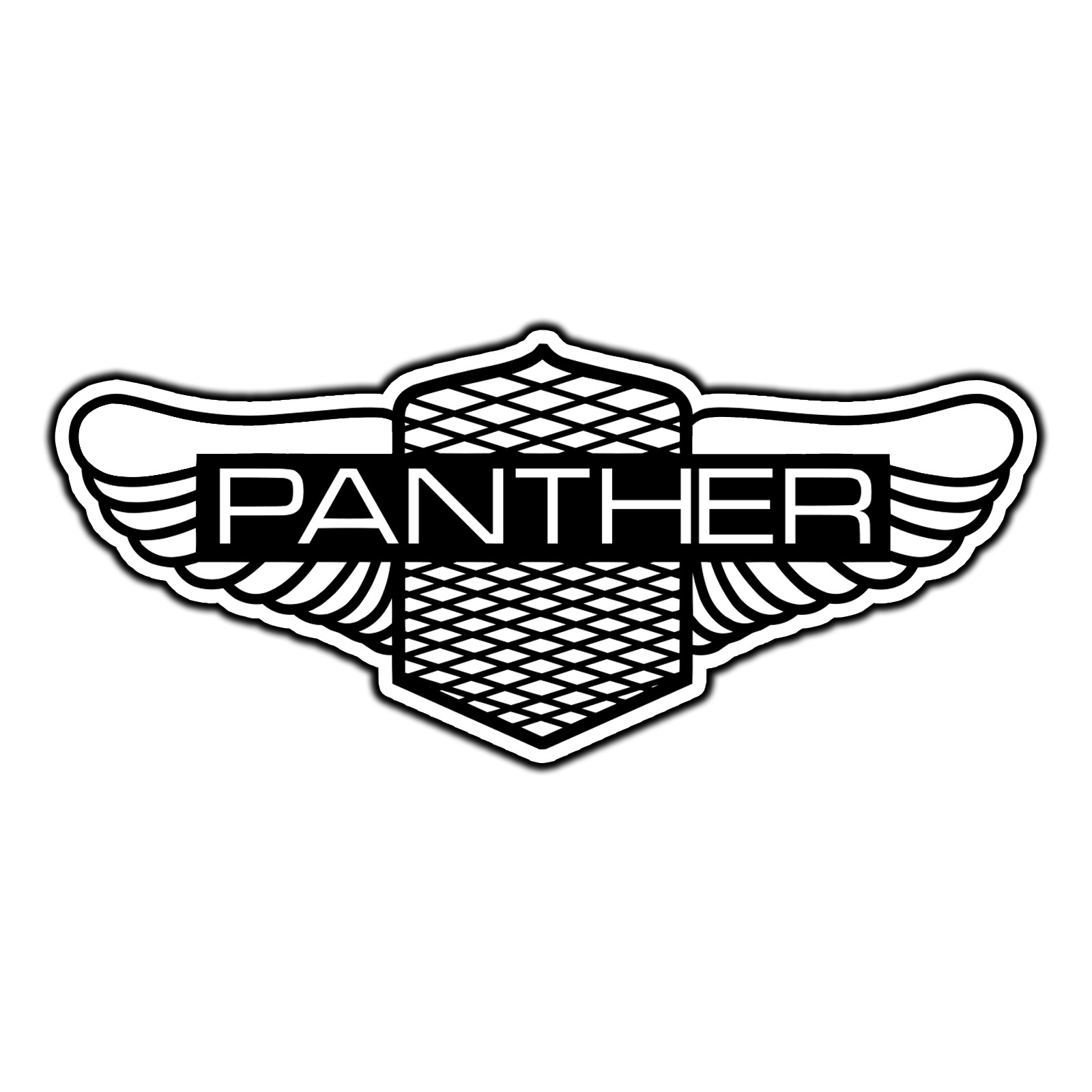 Panther Logo #1 Sticker Waterproof Vinyl Decal Die-Cut Laptop Car