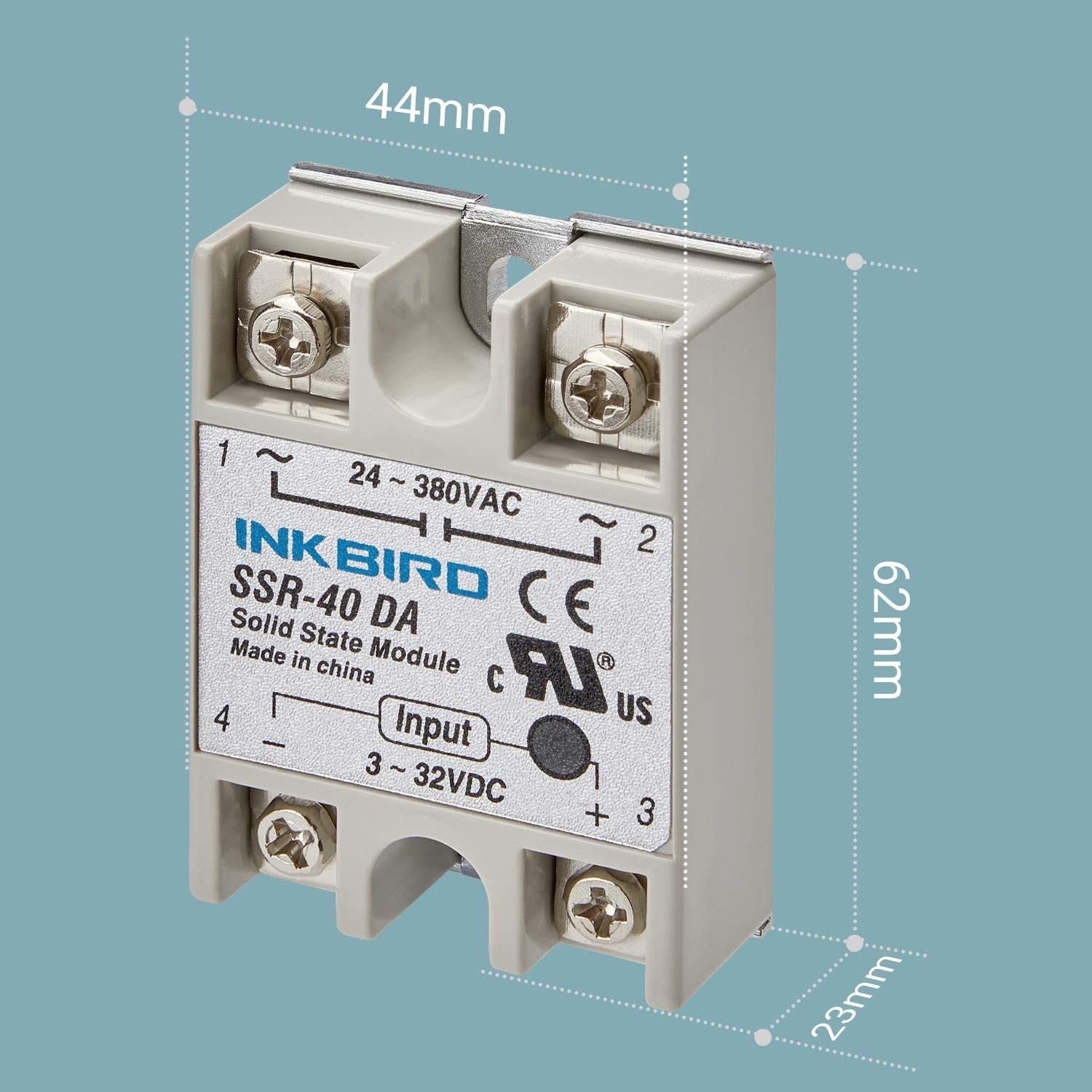 PID Temperature Controller Kit with LED Display and Solid State Relay Included