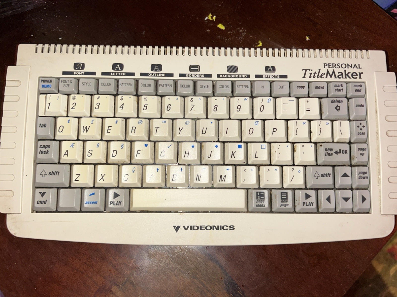Videonics TM 1000 Personal Title Maker NTSC
