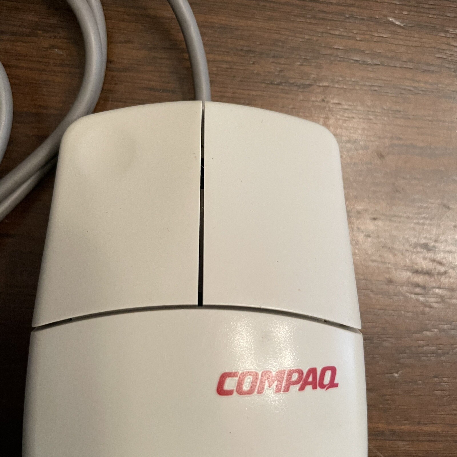 Compaq MUS9JN 2-Button trackball computer mouse wired vintage