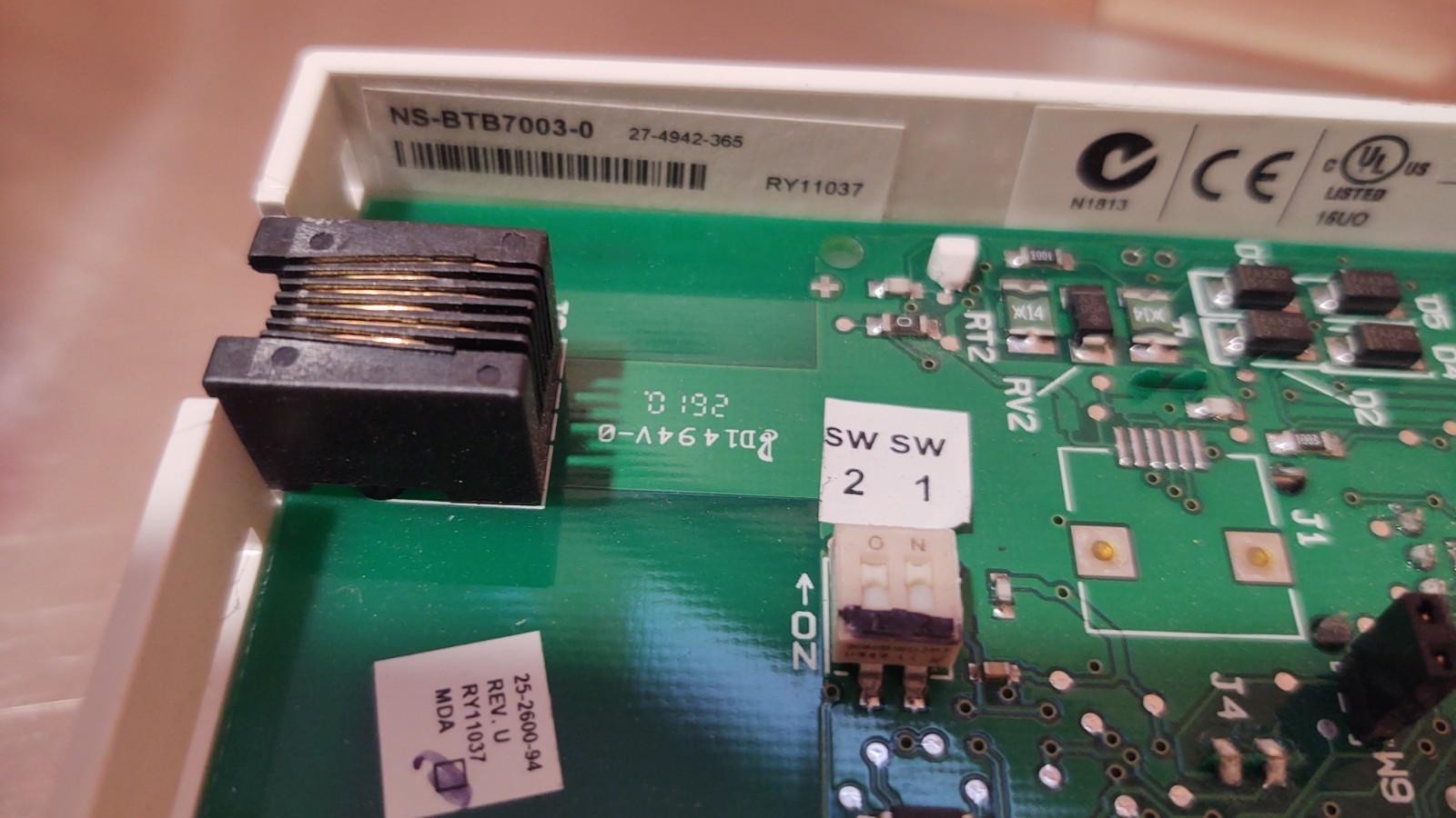JOHNSON CONTROLS NS-BTB7003-0