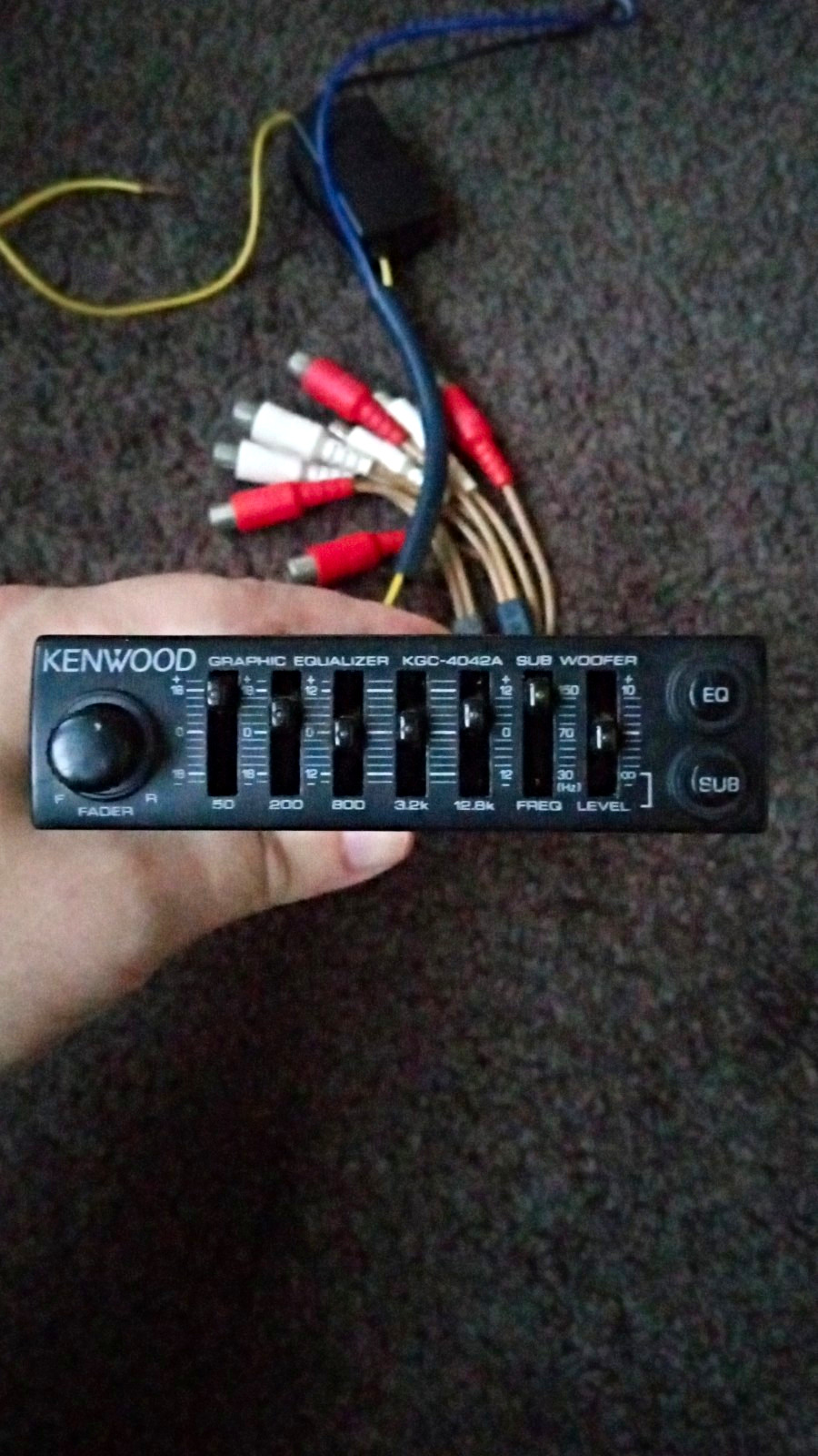 Kenwood KGC-4042A Car Audio Graphic Equalizer Signal Processor