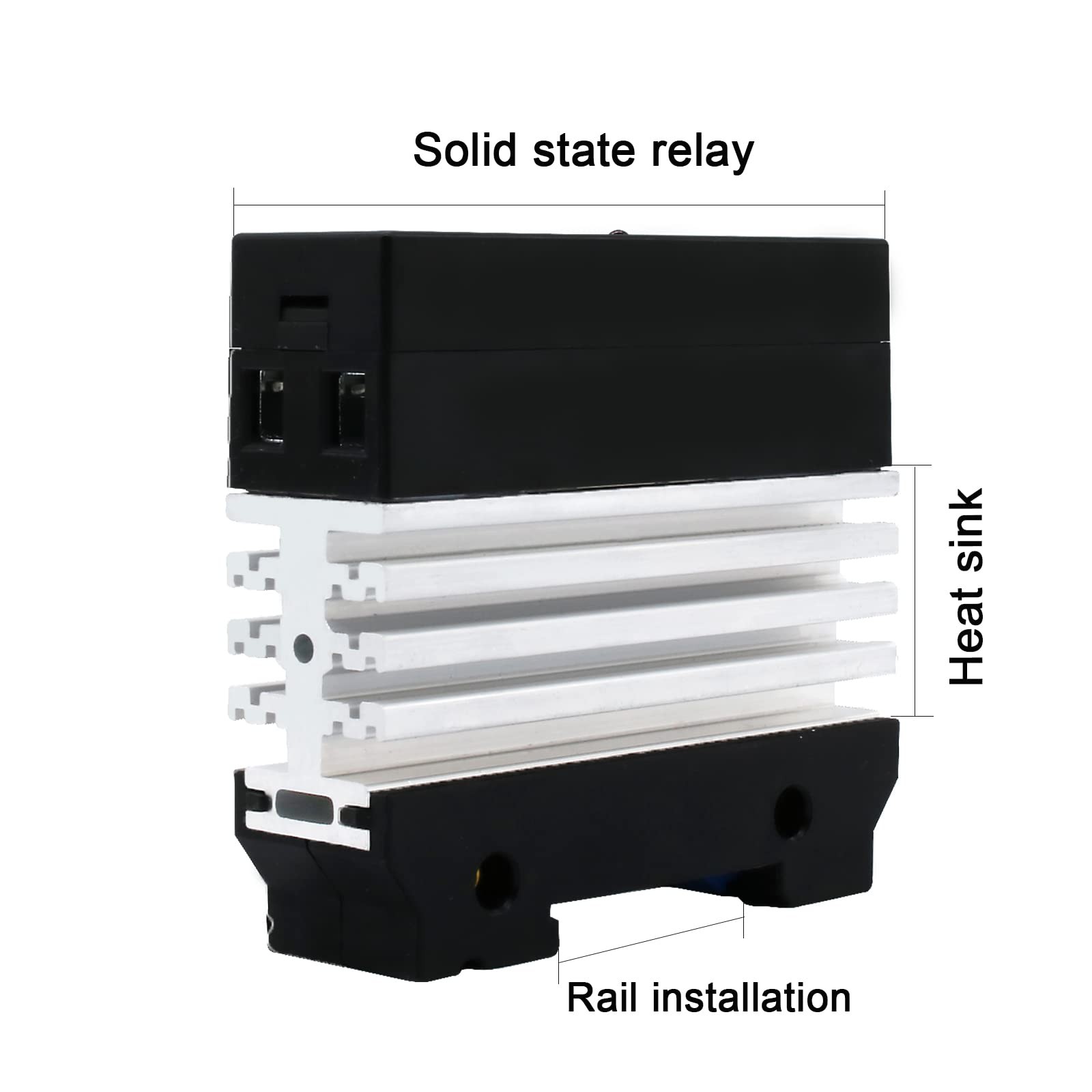 SSR40DD 40A DCDC Solid State Relay Radiator Input 332V Output 375V