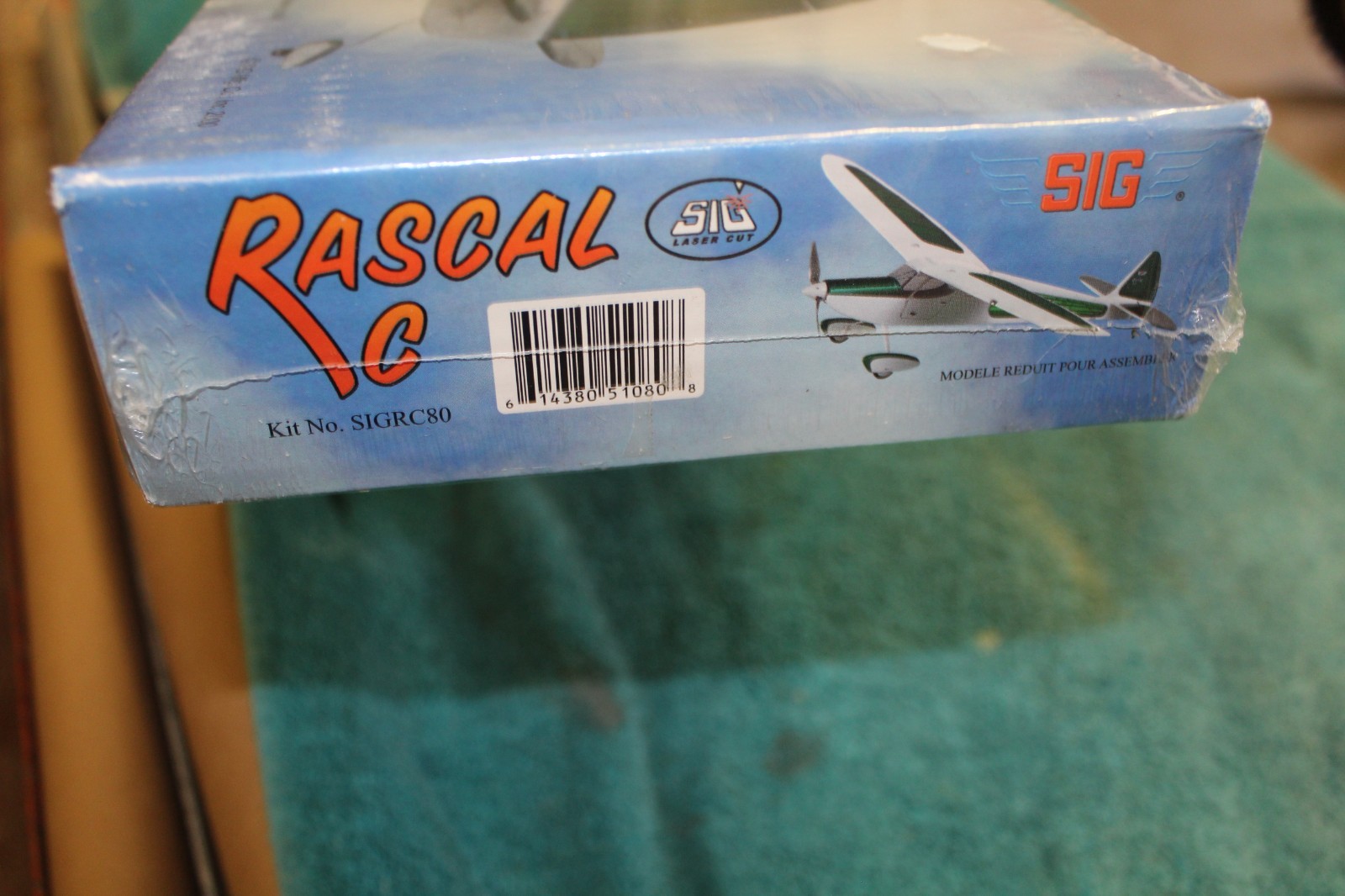 Sig, R/C Rascal and Power Pack Kit, 49" Balsa Plane Kit