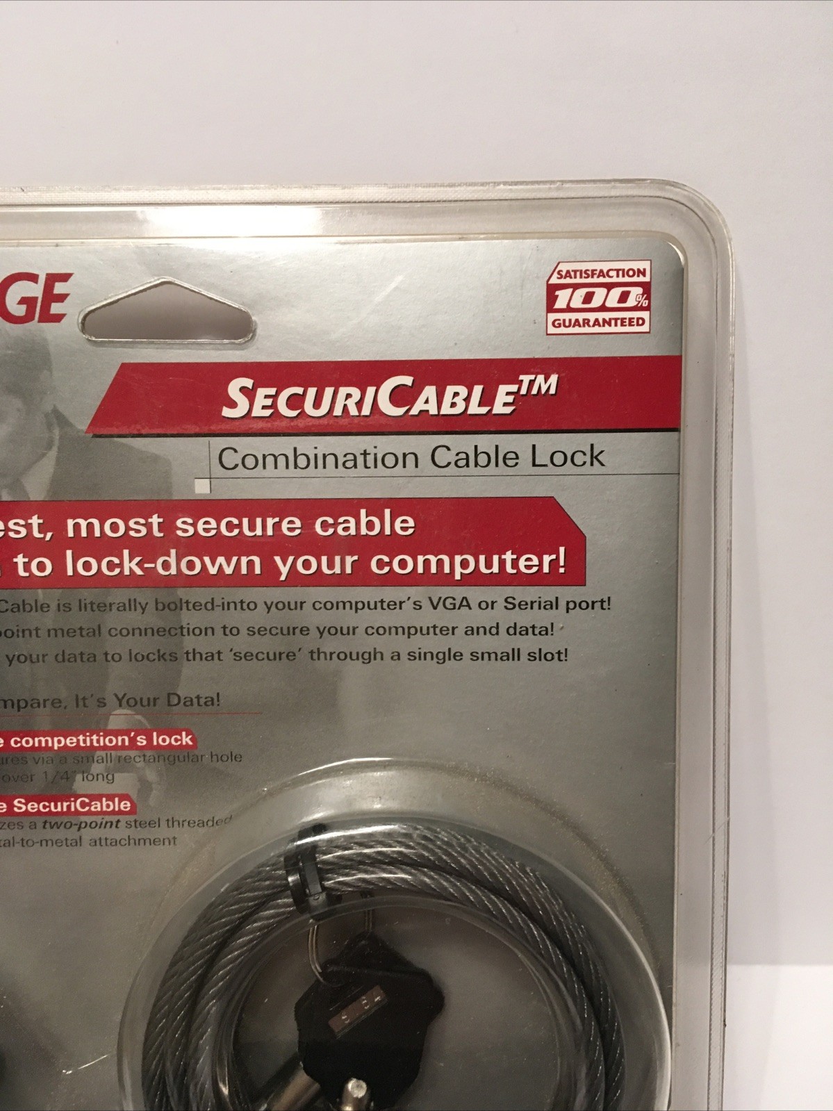 Mobile Edge Key Cable Lock Laptop High Security #MEALK1 - NEW SEALED