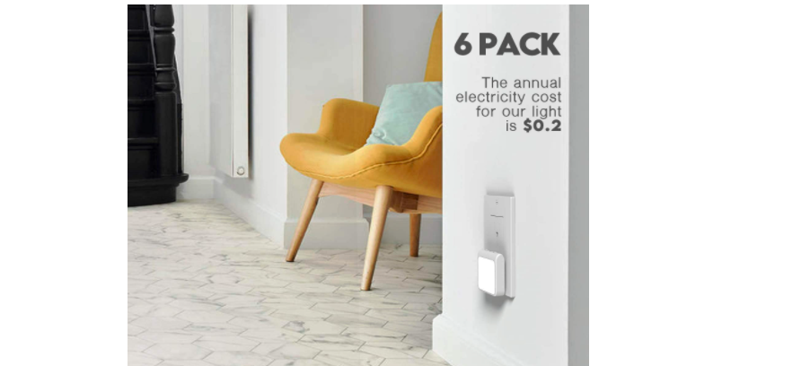 Automatic LED Night Light Plug In Adjustable Brightness Hallway Warm Cool White