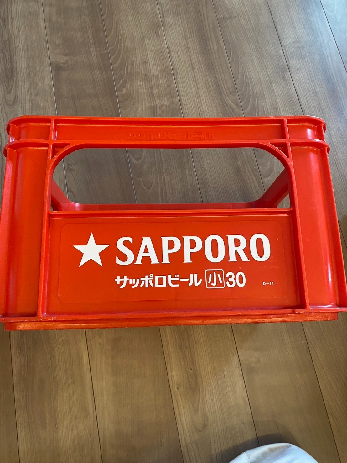 SAPPORO Bottled Beer Case for 30 Small Bottles Red - used