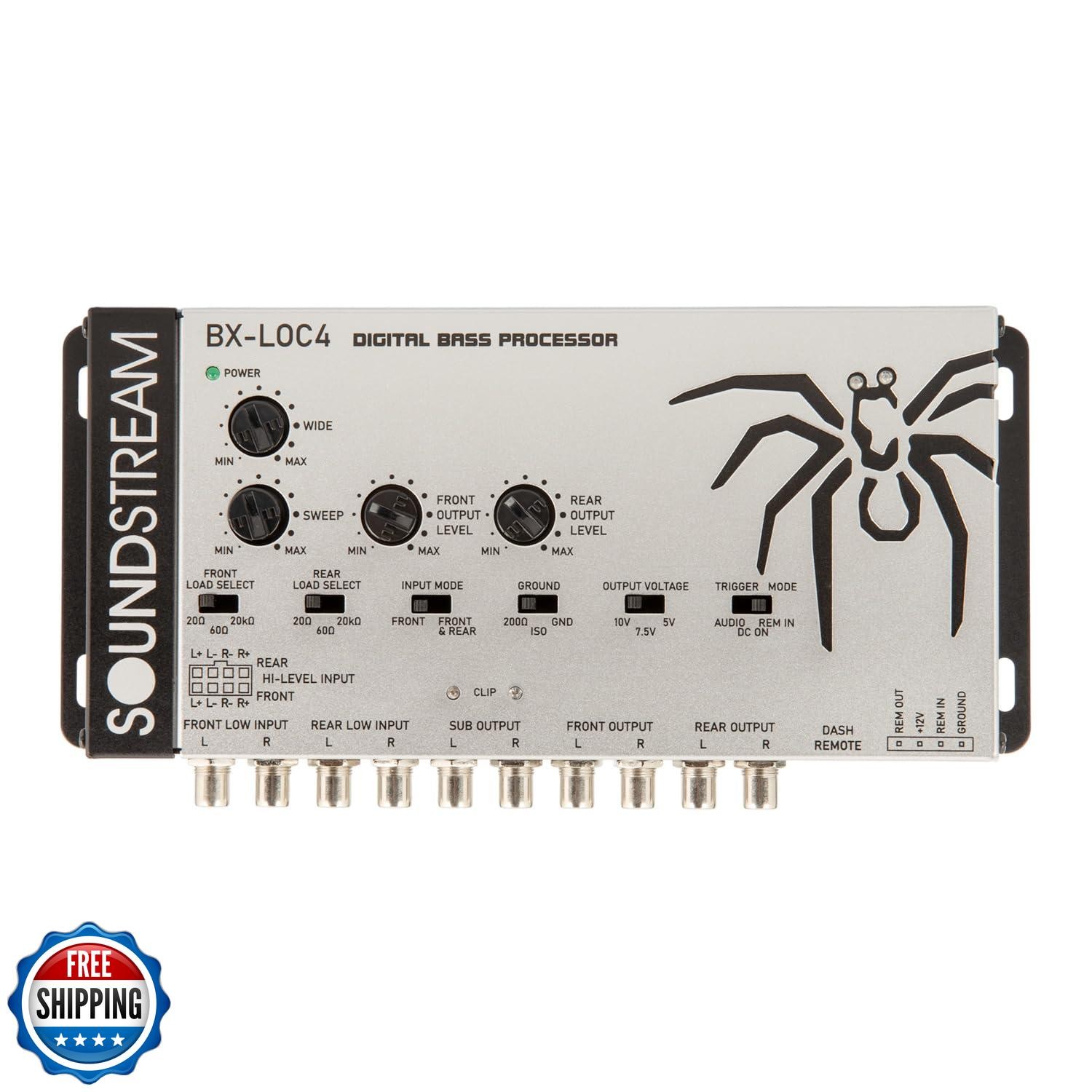 Soundstream Premium Bass Processor with Line Driver/Line Converte