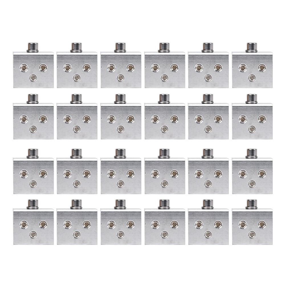 24PCS Standing Seam Roof Clamps, Metal Roof Fixing Clamps, Racking Bracket