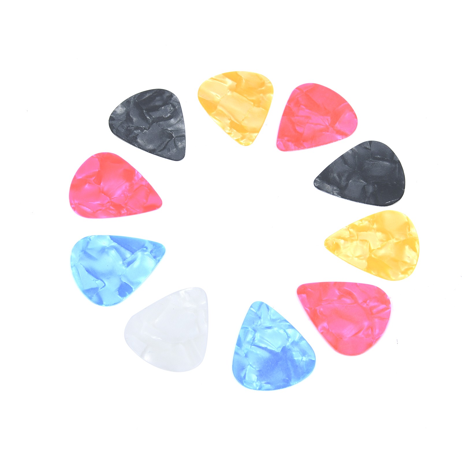 100PCS Acoustic Bulk Guitar Pick Picks Plectrum Celluloid Electric Smooth 0.46mm