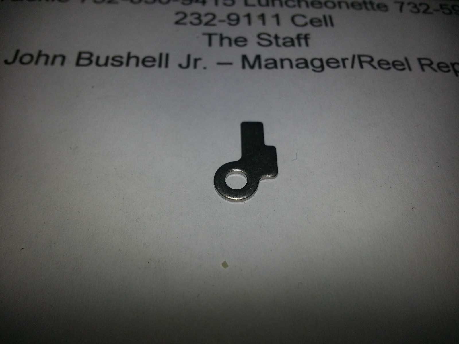 1 Daiwa Part # B96-5301 Anti-Reverse Pawl Plate Fits PM,PR,PS, SS1600 and more.