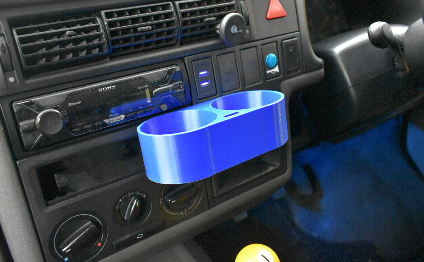 For VW Transporter T4 Double Dash Mounted Cupholder Insert Drinks Holder Custom