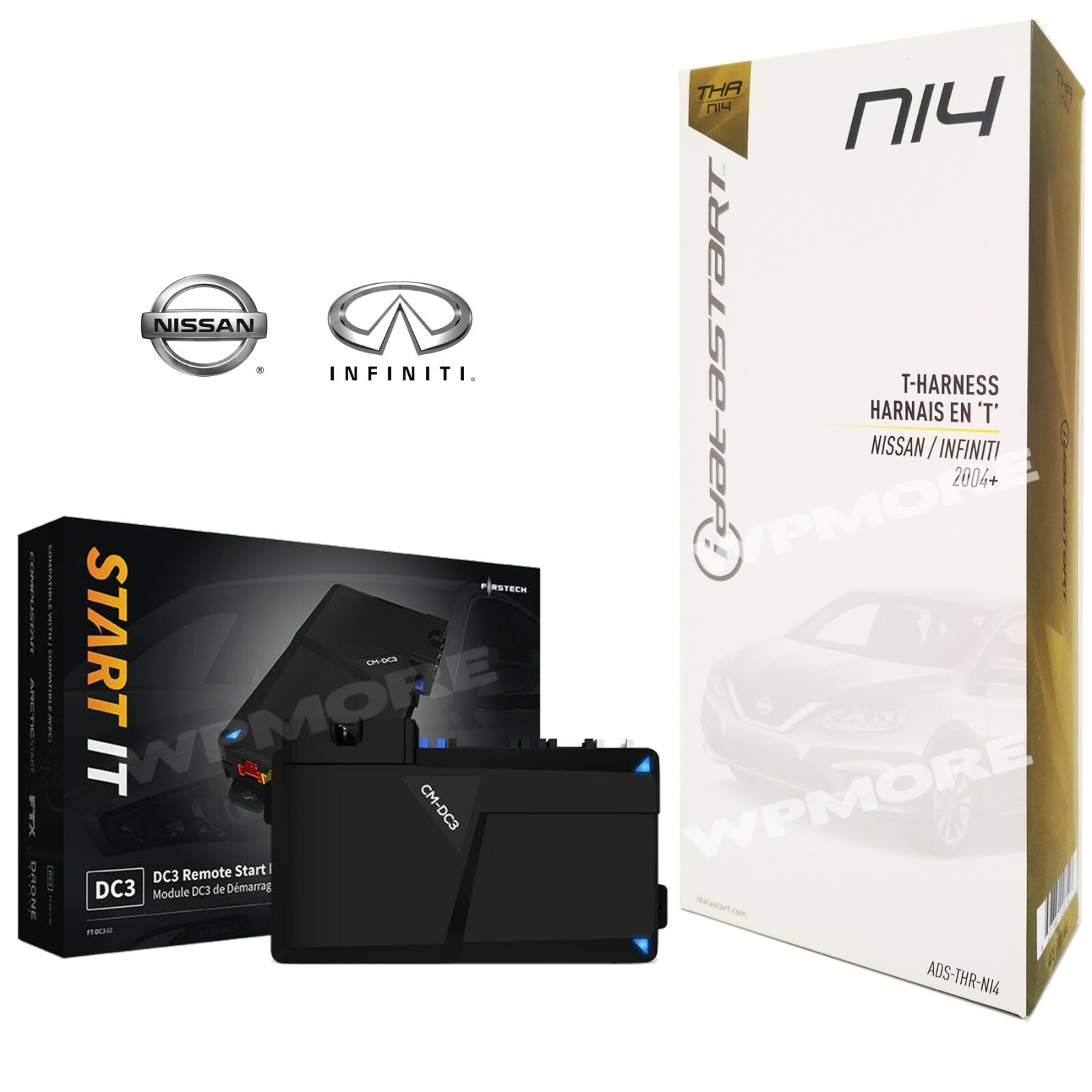 Firstech FT DC3 LC Remote Start IT Controller + iDatalink ADS THR NI4 T Harness