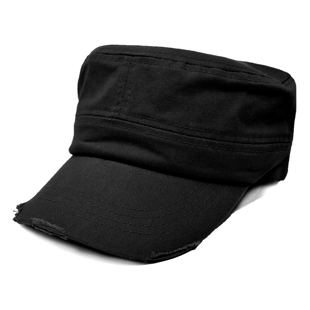 Summer Cadet Hat Army Castro Baseball Cap Military Distressed Cotton Camo Hats
