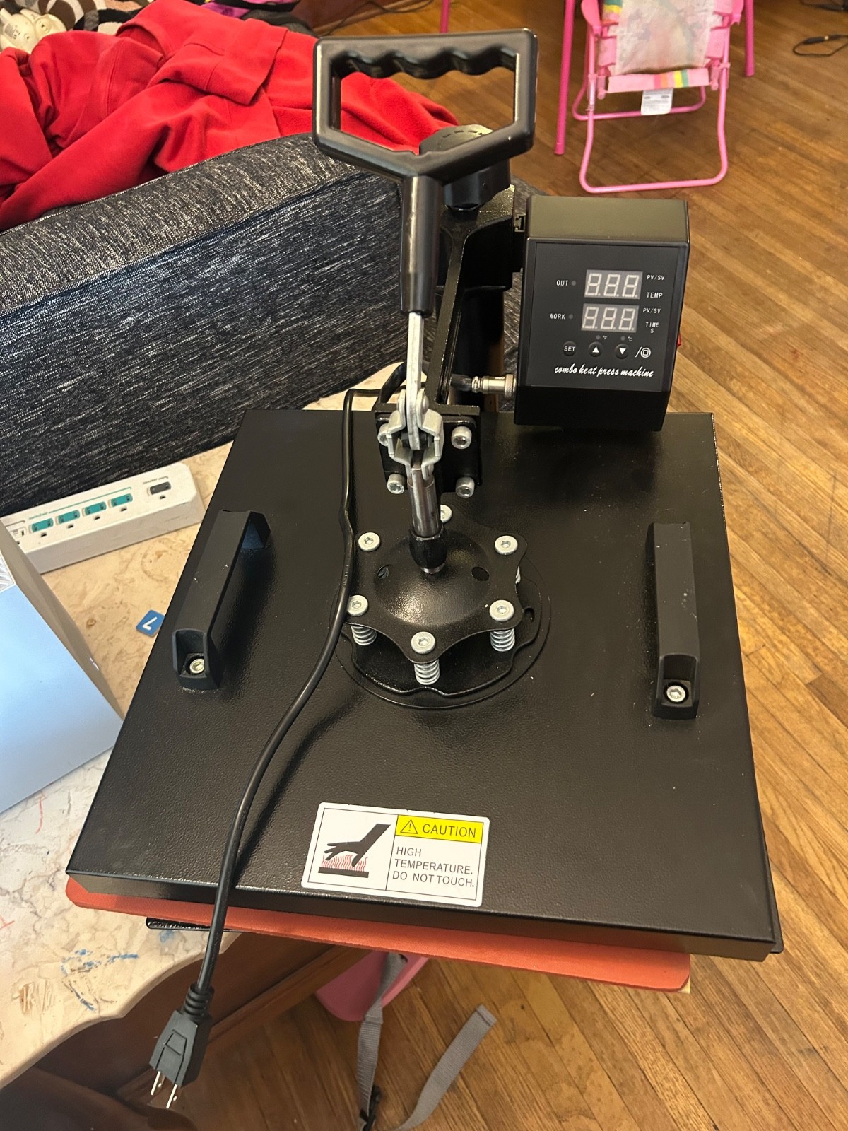 8 In 1 Digital Heat Press Machine Sublimation For T-Shirt/Mug/Plate Hat Printer