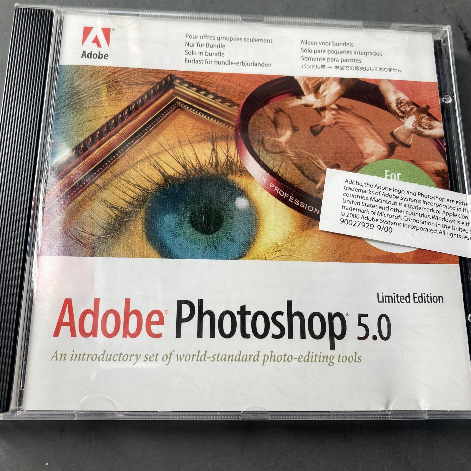 Adobe Photoshop 5.0 Limited Edition PC CD-ROM Software