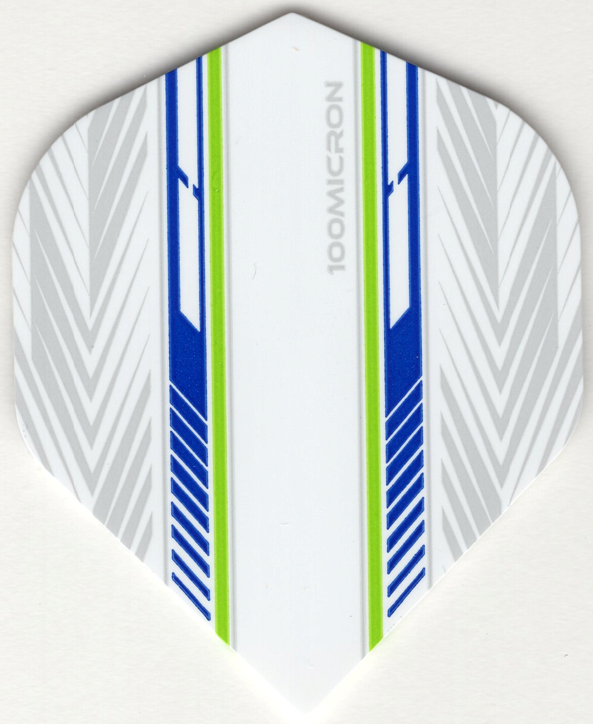 MACH 5 - BLUE, WHITE & GREEN Dart Flights: 3 per set
