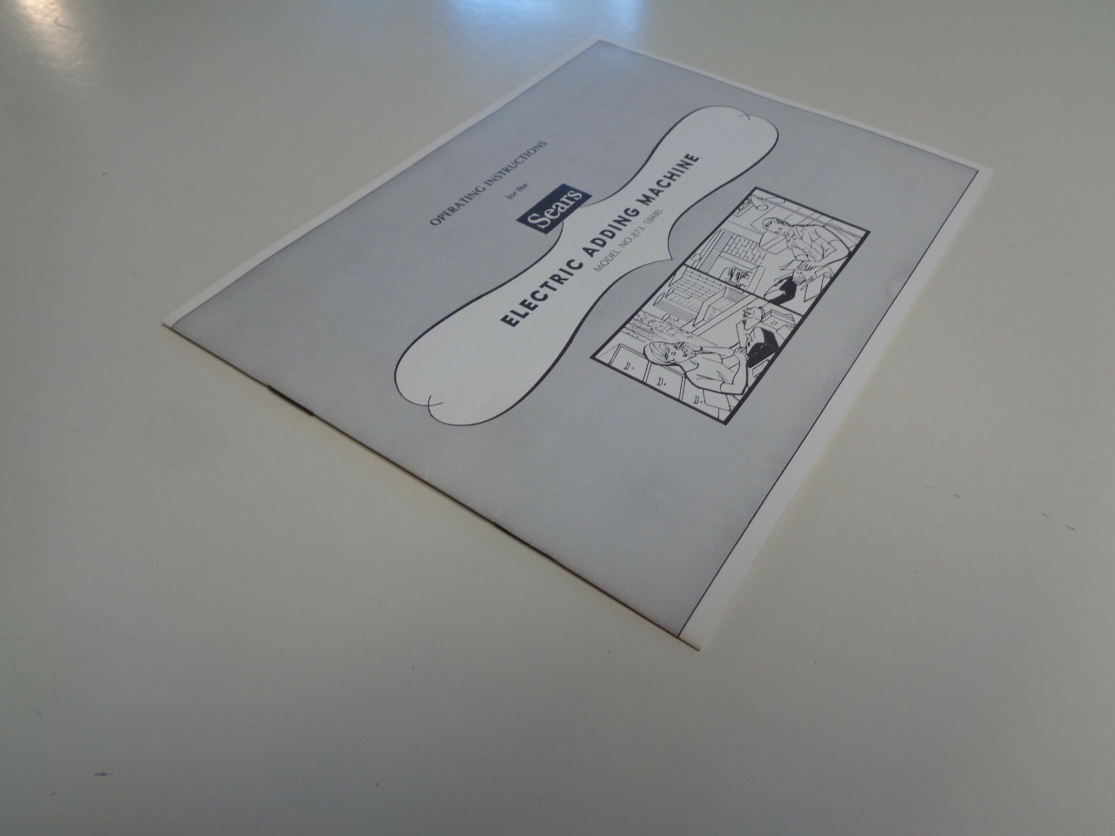 Vintage Original Sears Adding Machine Instruction Manual Booklet