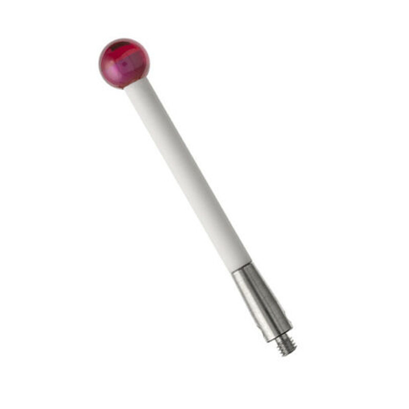 CMM Styli M2 Thread 5.0mm Ruby Sphere Ceramic Shaft Length 30mm for A-5003-4779