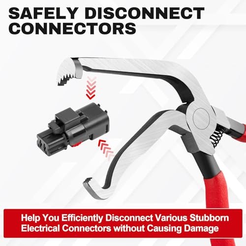 3PCS Electrical Disconnect Pliers, Upgrade Electrical Connector Pliers,