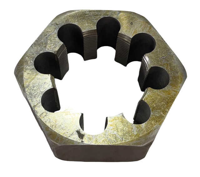 4"-8 Carbon Steel Hex Die - Right Hand