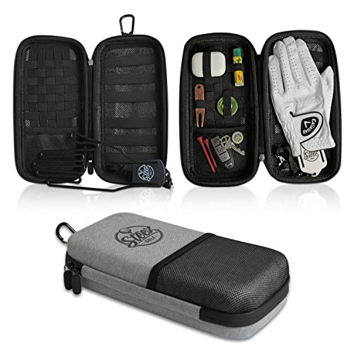 Accessory Case - Golf Bag Organizer. Airtight, Water-Resistant, Protective Grey