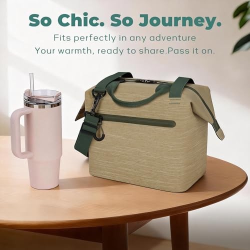 Coldbee Cooler Bag - Small Insulated Cooler Bag with Adjustable Shoulder Stra...