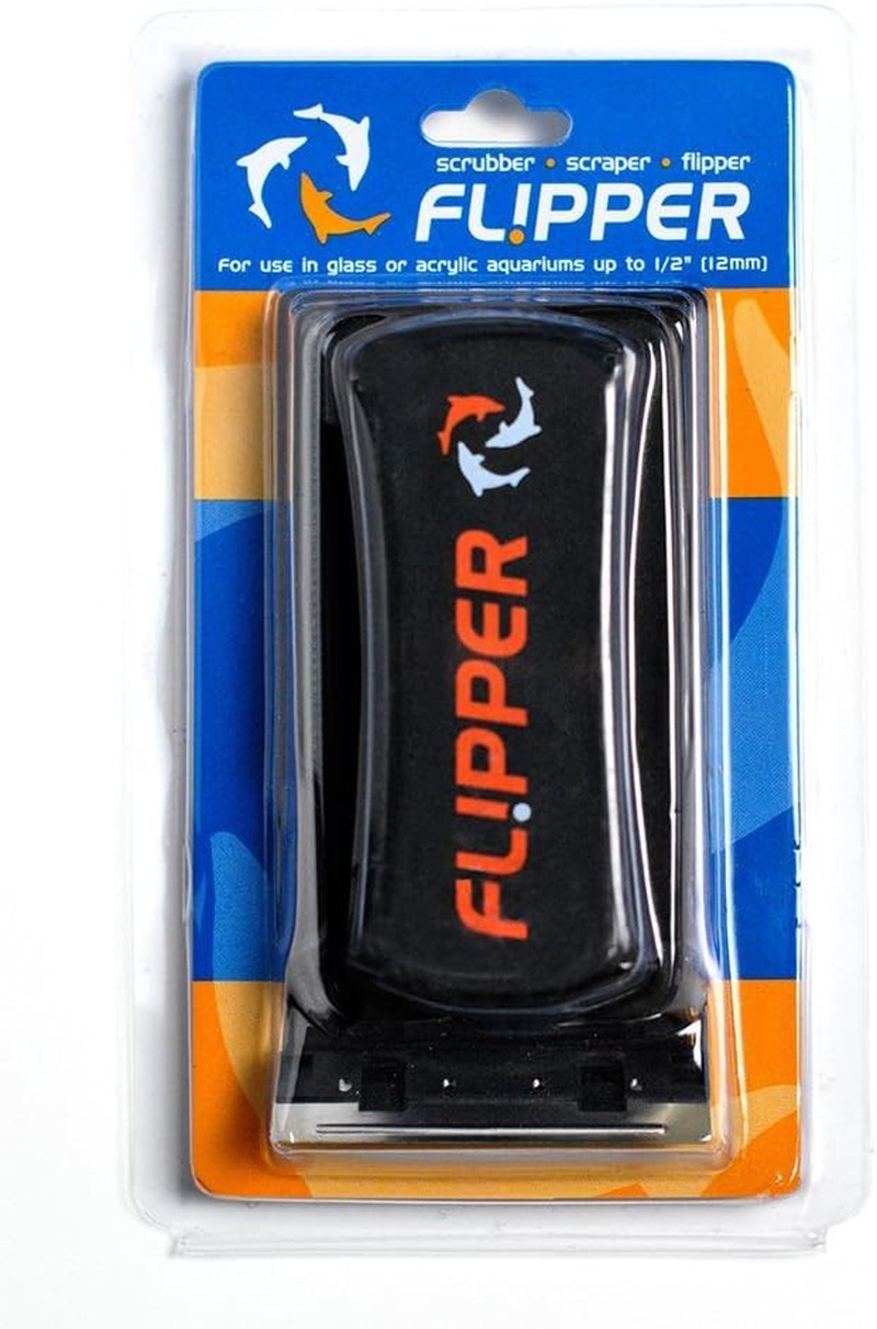 - Flipper Standard Aquarium Algae Magnet Cleaner (For Glass or Acrylic Tanks 1/4