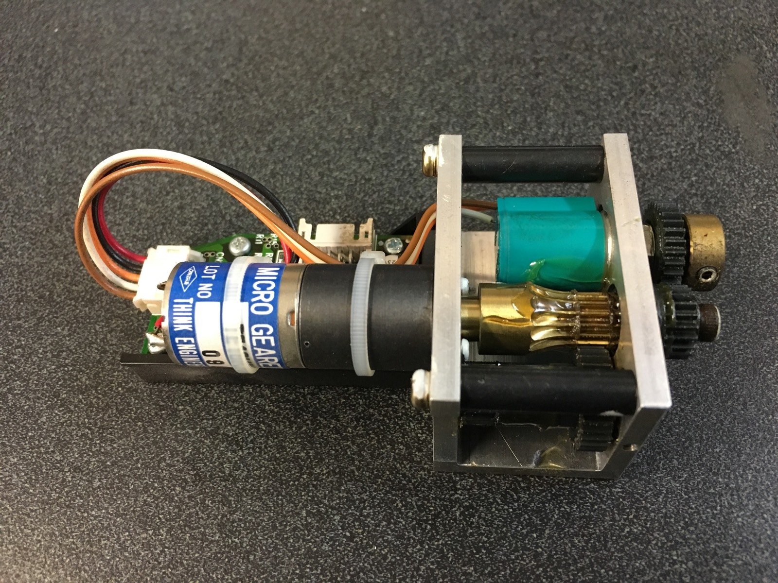 OEM Ryobi Ink Key Motor Assembly for Di, Presstek, KPG; 5354557104