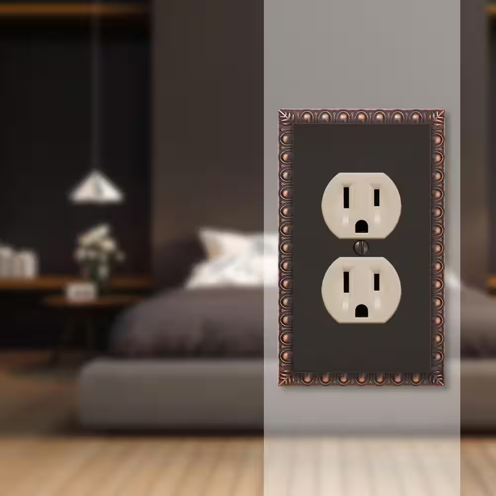 Bronze 1-Gang 1-Duplex/ 1-Single Wall Plate