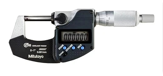 Mitutoyo 293-340-30 Digital Micrometer 0-1" Range, 0.00005" Resolution
