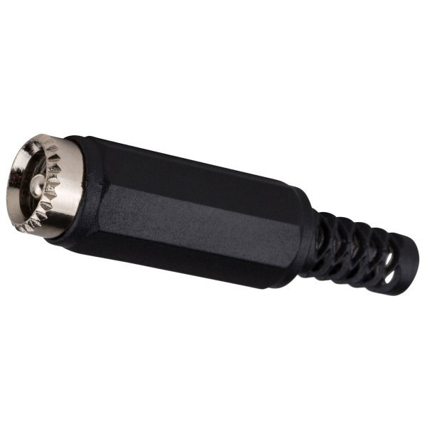 3-Pack 2.5 x 5.5 mm In-Line DC Barrel Power Jack Connector