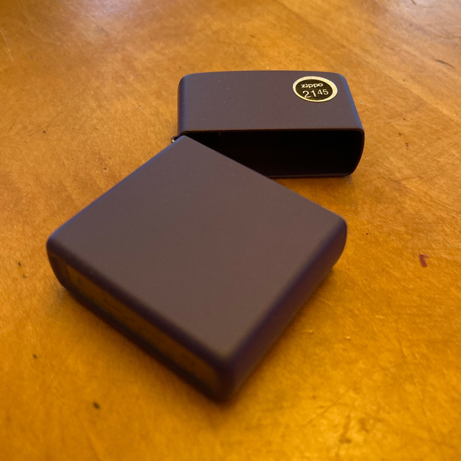 Genuine Zippo Purple Matte windproof Lighter CASE ONLY No Insert/Box