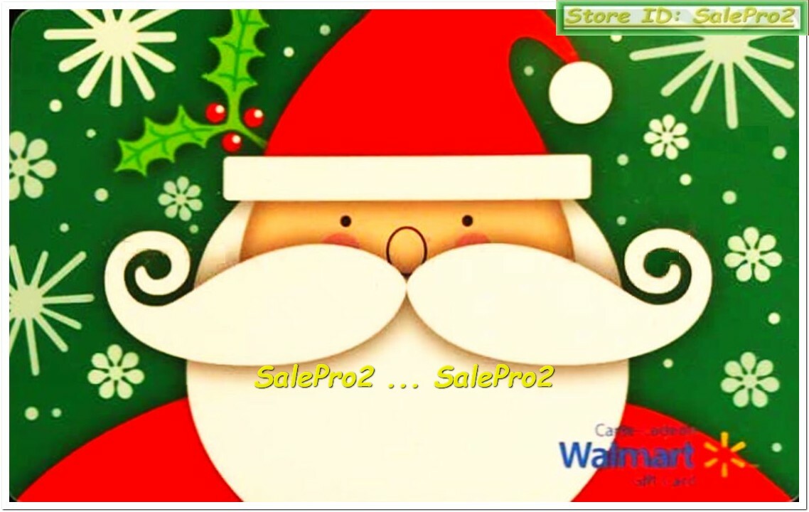 WALMART CANADA CHRISTMAS SANTA CLAUS FRENCH ENGLISH RARE COLLECTIBLE GIFT CARD