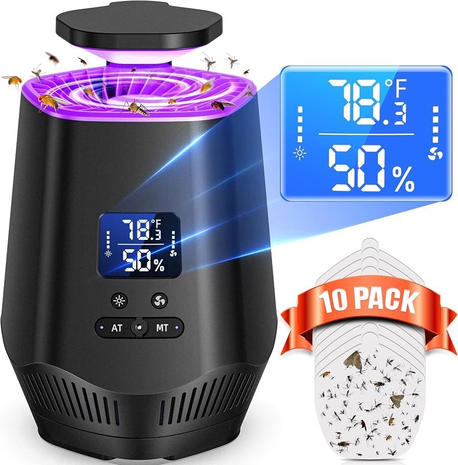 Fruit Fly Traps for Indoors, Smart Fly Trap Indoor Bug Zapper Gnat Traps