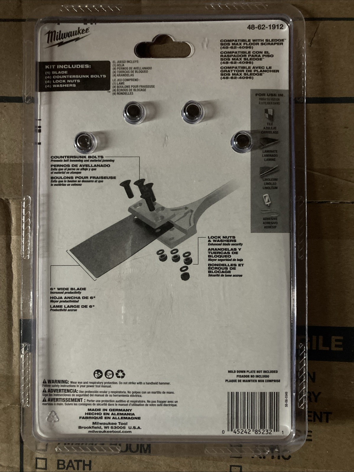 Milwaukee Flooring Scraper Replacement Kit 48-62-1912