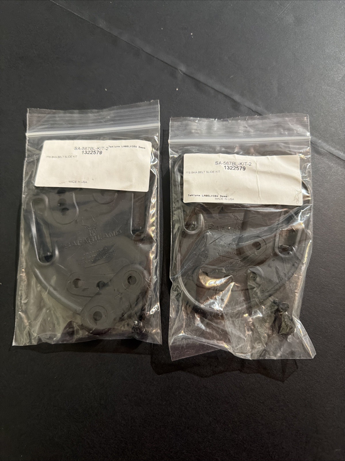 Lot Of 2 7TS BKA Belt Slide kit 1322579